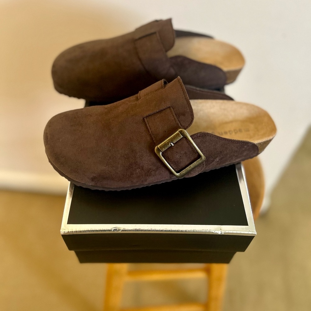 Madden Girl Dark Brown Clogs - Picture 3 of 5